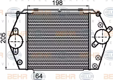 Теплообменник (BEHR HELLA SERVICE: 8ML 376 756-561)