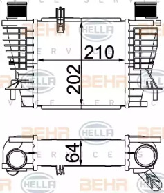 Теплообменник (BEHR HELLA SERVICE: 8ML 376 756-624)