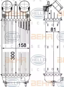 Теплообменник (BEHR HELLA SERVICE: 8ML 376 756-741)