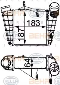 Теплообменник (BEHR HELLA SERVICE: 8ML 376 760-584)