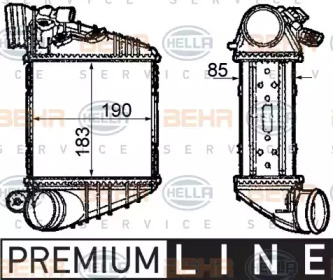 Теплообменник (BEHR HELLA SERVICE: 8ML 376 760-591)