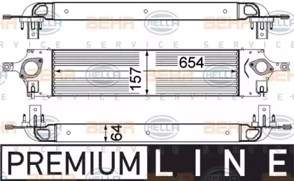 Теплообменник (BEHR HELLA SERVICE: 8ML 376 762-191)