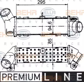 Теплообменник (BEHR HELLA SERVICE: 8ML 376 765-171)