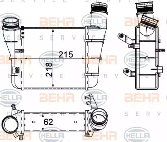 Теплообменник (BEHR HELLA SERVICE: 8ML 376 776-081)