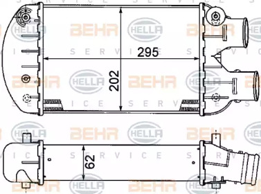 Теплообменник (BEHR HELLA SERVICE: 8ML 376 776-271)