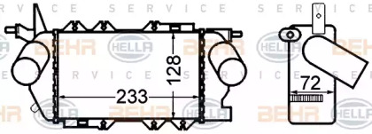 Теплообменник (BEHR HELLA SERVICE: 8ML 376 776-411)