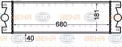 Теплообменник (BEHR HELLA SERVICE: 8ML 376 776-521)