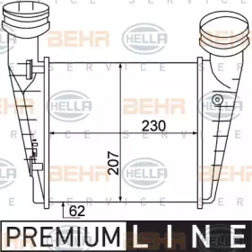 Теплообменник (BEHR HELLA SERVICE: 8ML 376 776-631)