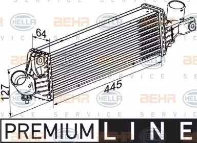 Теплообменник (BEHR HELLA SERVICE: 8ML 376 777-081)