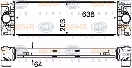 Теплообменник (BEHR HELLA SERVICE: 8ML 376 777-404)