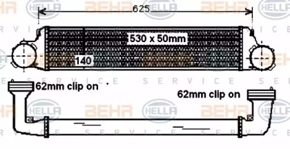 Теплообменник (BEHR HELLA SERVICE: 8ML 376 787-141)