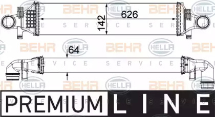 Теплообменник (BEHR HELLA SERVICE: 8ML 376 924-001)