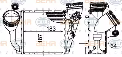 Теплообменник (BEHR HELLA SERVICE: 8ML 376 988-034)