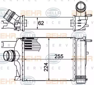 Теплообменник (BEHR HELLA SERVICE: 8ML 376 988-154)