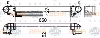 Теплообменник (BEHR HELLA SERVICE: 8ML 376 988-294)