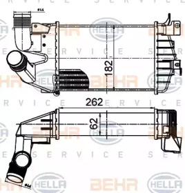 Теплообменник (BEHR HELLA SERVICE: 8ML 376 988-364)