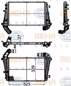 Теплообменник (BEHR HELLA SERVICE: 8ML 376 988-374)