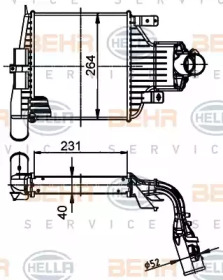 Теплообменник (BEHR HELLA SERVICE: 8ML 376 988-384)