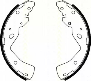 Комлект тормозных накладок (TRISCAN: 8100 10018)