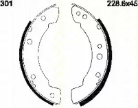 Комлект тормозных накладок (TRISCAN: 8100 10301)