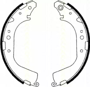 Комлект тормозных накладок (TRISCAN: 8100 10425)