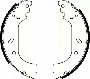 Комлект тормозных накладок (TRISCAN: 8100 10588)