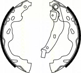 Комлект тормозных накладок (TRISCAN: 8100 13035)