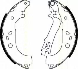 Комлект тормозных накладок (TRISCAN: 8100 15021)