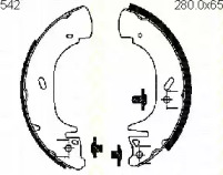 Комлект тормозных накладок (TRISCAN: 8100 16542)