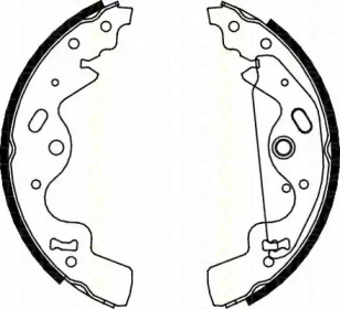 Комлект тормозных накладок (TRISCAN: 8100 17010)