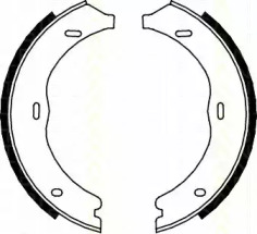 Комлект тормозных накладок (TRISCAN: 8100 23030)