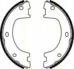 Комлект тормозных накладок (TRISCAN: 8100 23032)
