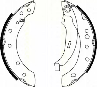 Комлект тормозных накладок (TRISCAN: 8100 28052)