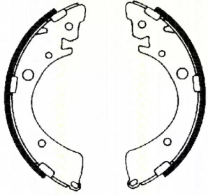 Комлект тормозных накладок (TRISCAN: 8100 40441)
