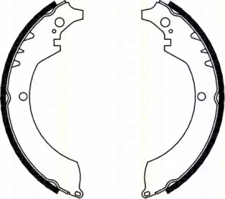 Комлект тормозных накладок (TRISCAN: 8100 41419)