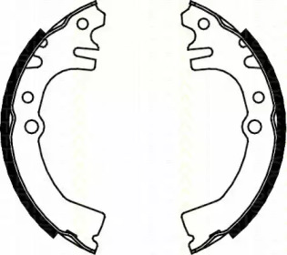 Комлект тормозных накладок (TRISCAN: 8100 41613)