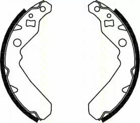 Комлект тормозных накладок (TRISCAN: 8100 41615)