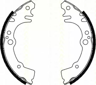 Комлект тормозных накладок (TRISCAN: 8100 41616)
