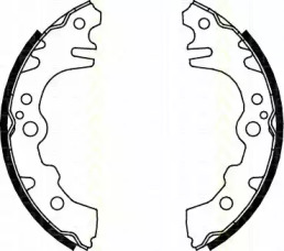 Комлект тормозных накладок (TRISCAN: 8100 41619)