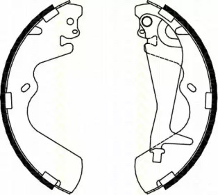 Комлект тормозных накладок (TRISCAN: 8100 43010)