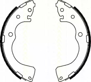 Комлект тормозных накладок (TRISCAN: 8100 50001)