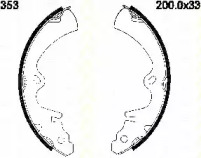 Комлект тормозных накладок (TRISCAN: 8100 50353)