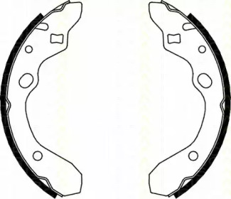 Комлект тормозных накладок (TRISCAN: 8100 50546)