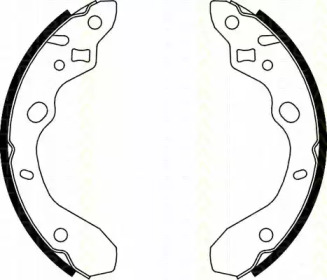 Комлект тормозных накладок (TRISCAN: 8100 50611)
