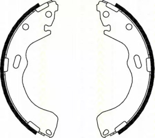 Комлект тормозных накладок (TRISCAN: 8100 50616)