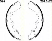 Комлект тормозных накладок (TRISCAN: 8100 60395)