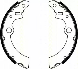 Комлект тормозных накладок (TRISCAN: 8100 69001)