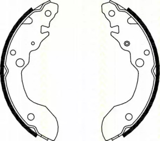 Комлект тормозных накладок (TRISCAN: 8100 69007)