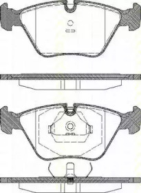 Комплект тормозных колодок (TRISCAN: 8110 10001)