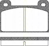 Комплект тормозных колодок (TRISCAN: 8110 10111)